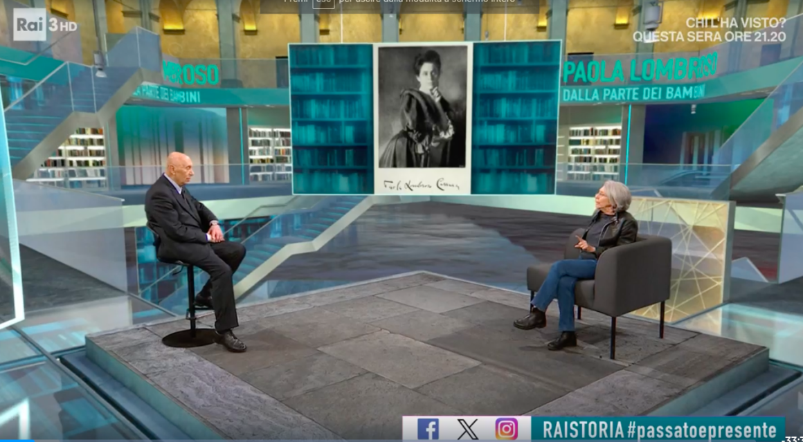 Passato e presente Programma “Passato e Presente” di Rai 3 – puntata dedicata a Paola Lombroso