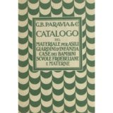 Catalogo Paravia – Materiale per asili giardini d’infanzia case dei bambini scuole froebeliane e materne